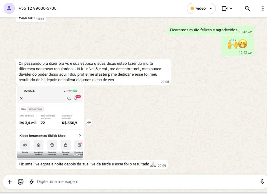 Ana Paula fez R$530 no dia e agradece pelas dicas