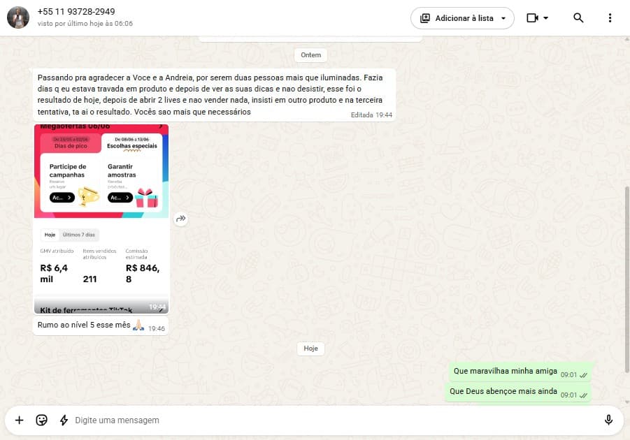Carla fez R$846 no dia com as dicas